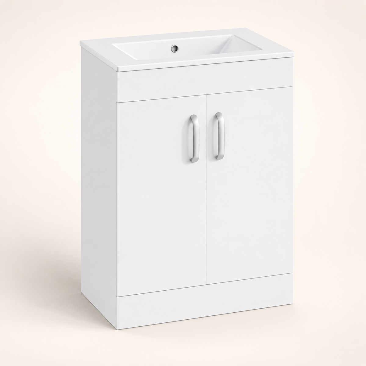 VanityBathroom Newbury Premium Floor Standing Bathroom Vanity Unit with Ceramic Basin