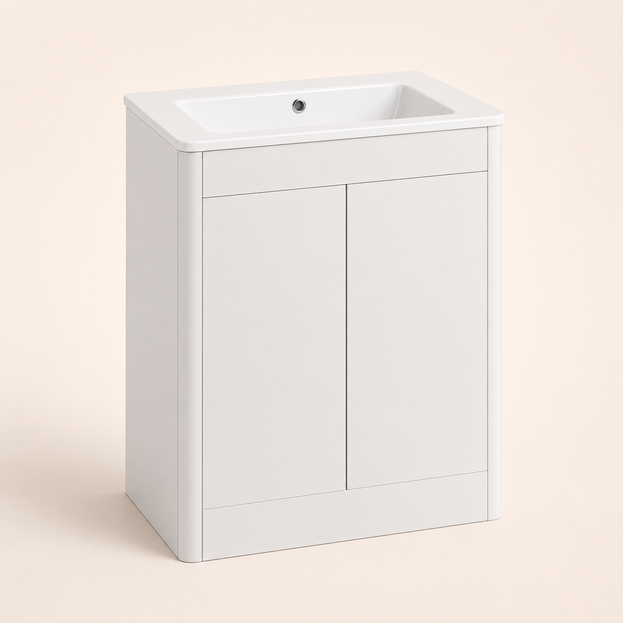 VanityBathroom Edinburgh Premium Floor Standing Bathroom Vanity Unit with Ceramic Basin