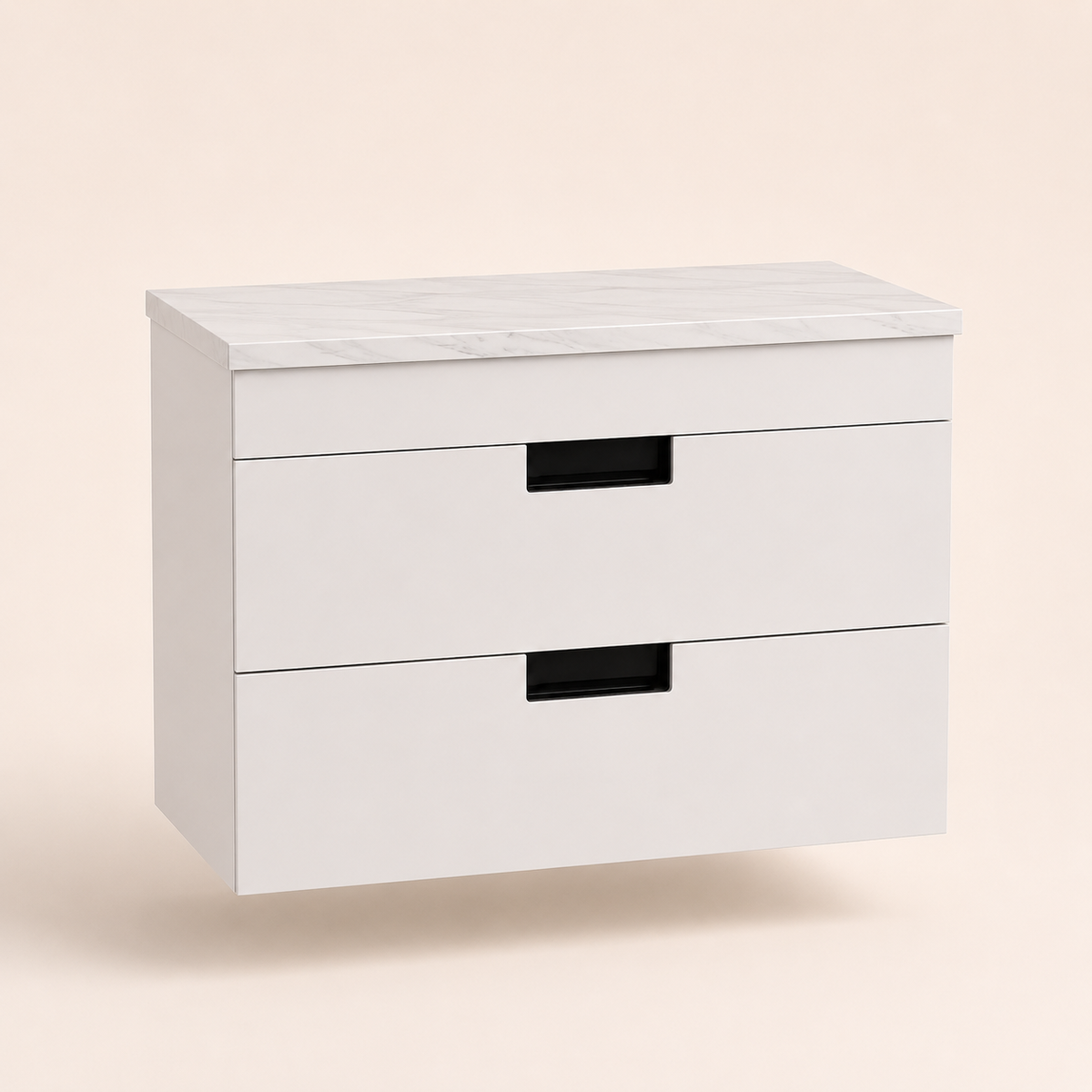VanityBathroom Somerset Premium Floor Wall-Mounted Bathroom Vanity Unit with Ceramic Basin