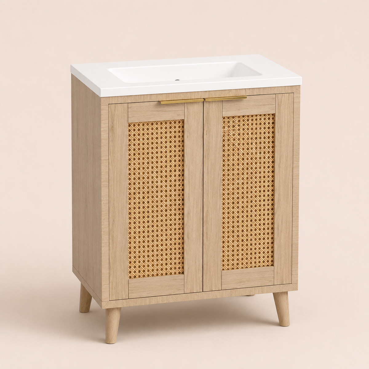 VanityBathroom Fairmont Premium Floor Standing Bathroom Vanity Unit with Ceramic Basin